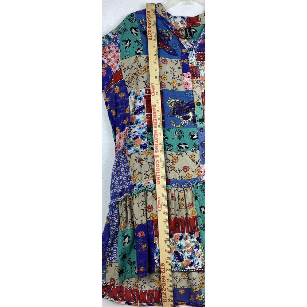 Sacred Threads Button Tunic Blouse Hippie Boho St… - image 6